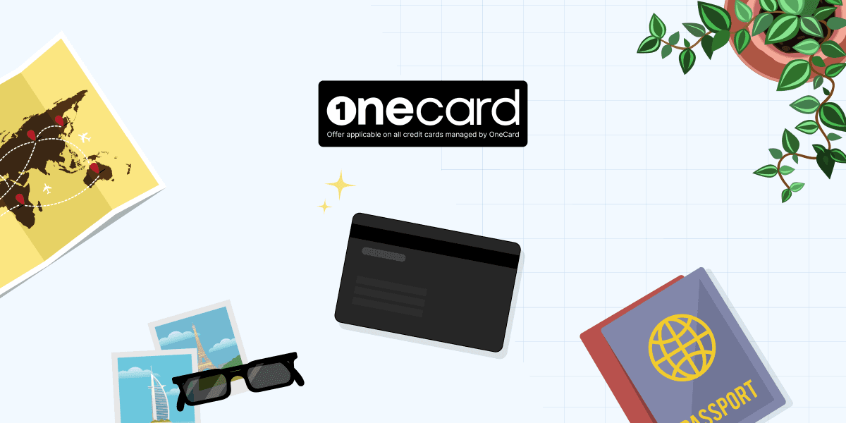 Get Flat 8% Off On International Flights with OneCard Credit Card + Interest Free EMI