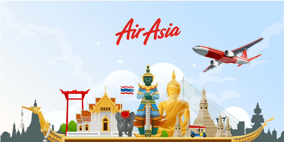 Fly from Delhi to Bangkok with Air Asia