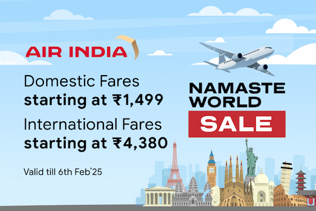 Air India Domestic Sale Web