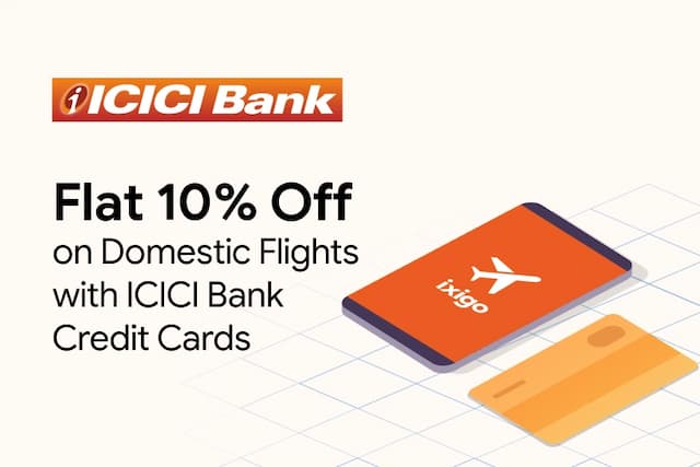 Flat 10% Off up to ₹1,500 with ICICI Bank Credit Card Flat 10% Off up to ₹1,500 with ICICI Bank Credit Card