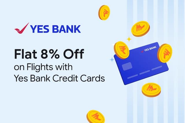Flat 8% Off with Yes Bank Credit Card Flat 8% Off with Yes Bank Credit Card