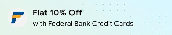 Flat 10% Off on International Flights with Federal Bank Credit Card+Interest Free EMI
