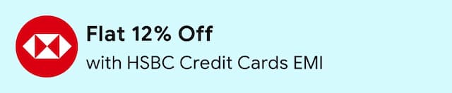 Flat 12% Off on Domestic Flight with HSBC Credit Card+ 3 Month Interest Free EMI