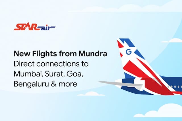 New direct flights from Mundra New direct flights from Mundra