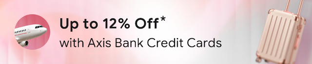 Axis Bank Credit Cards Travel Flights Sale